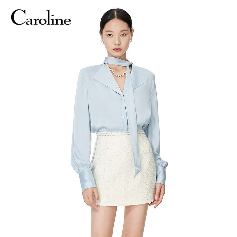 Caroline卡洛卡洛琳雪纺衫CA