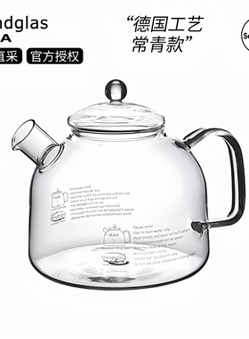 德国Trendglas Jena高硼硅茶壶原装进口耐高温煮水壶轻奢茶具套装