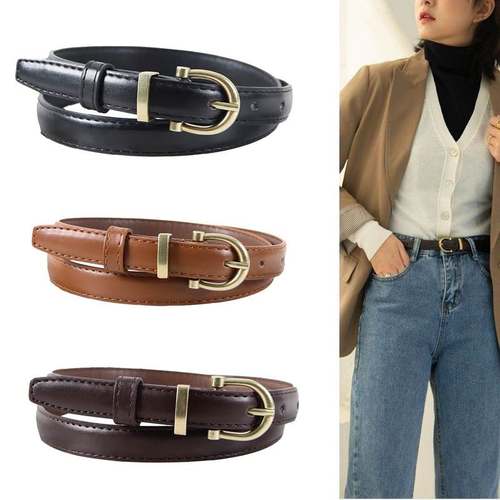 年轻人神器毛衣腰带女高级感裤子腰带女高级感黑色皮带小西装装饰