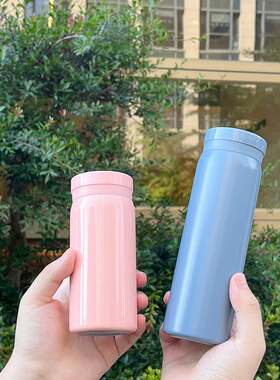 包邮高颜值保温杯男女士学生迷你口袋杯不锈钢运动水杯子礼品定制