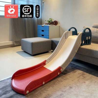滑梯儿童室内家用小型床沿上简易收纳滑道L1岁宝宝玩具沙发滑滑梯