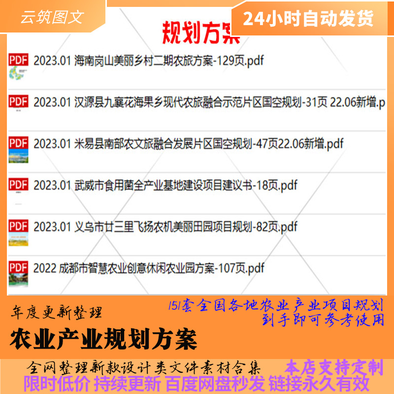 新 现代农业产业园大型农场农庄旅游生态园规划策划设计方案文本