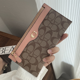 超薄长款钱包女款2025新款高级感实用型手拿包轻奢小众爆款拉链