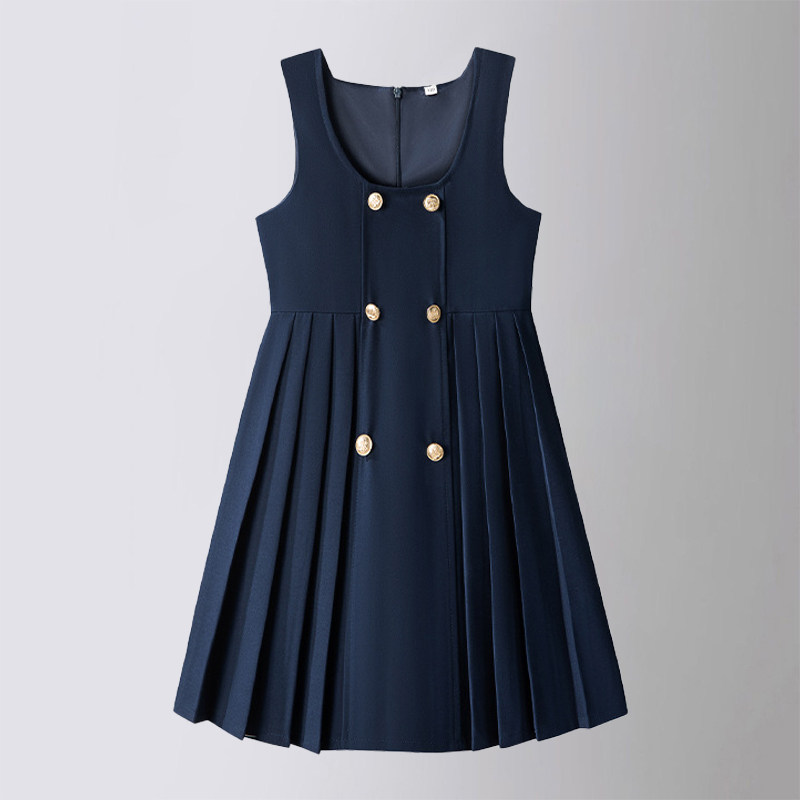 女童背心裙学院风校服连衣裙六一儿童节表演合唱礼服朗诵文艺演出