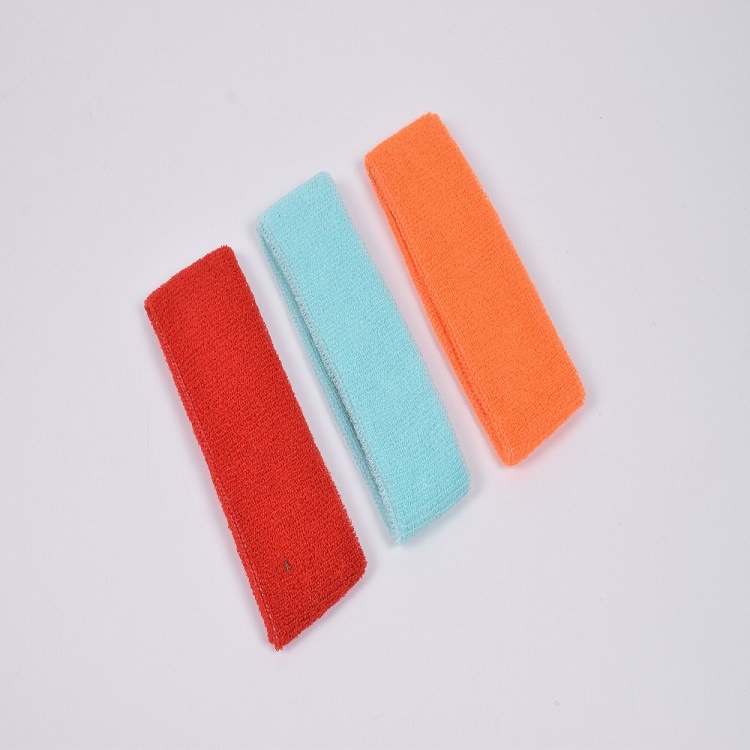 彩色运动头带篮球瑜伽束发带户外健身羽毛球网球止汗带儿童发带