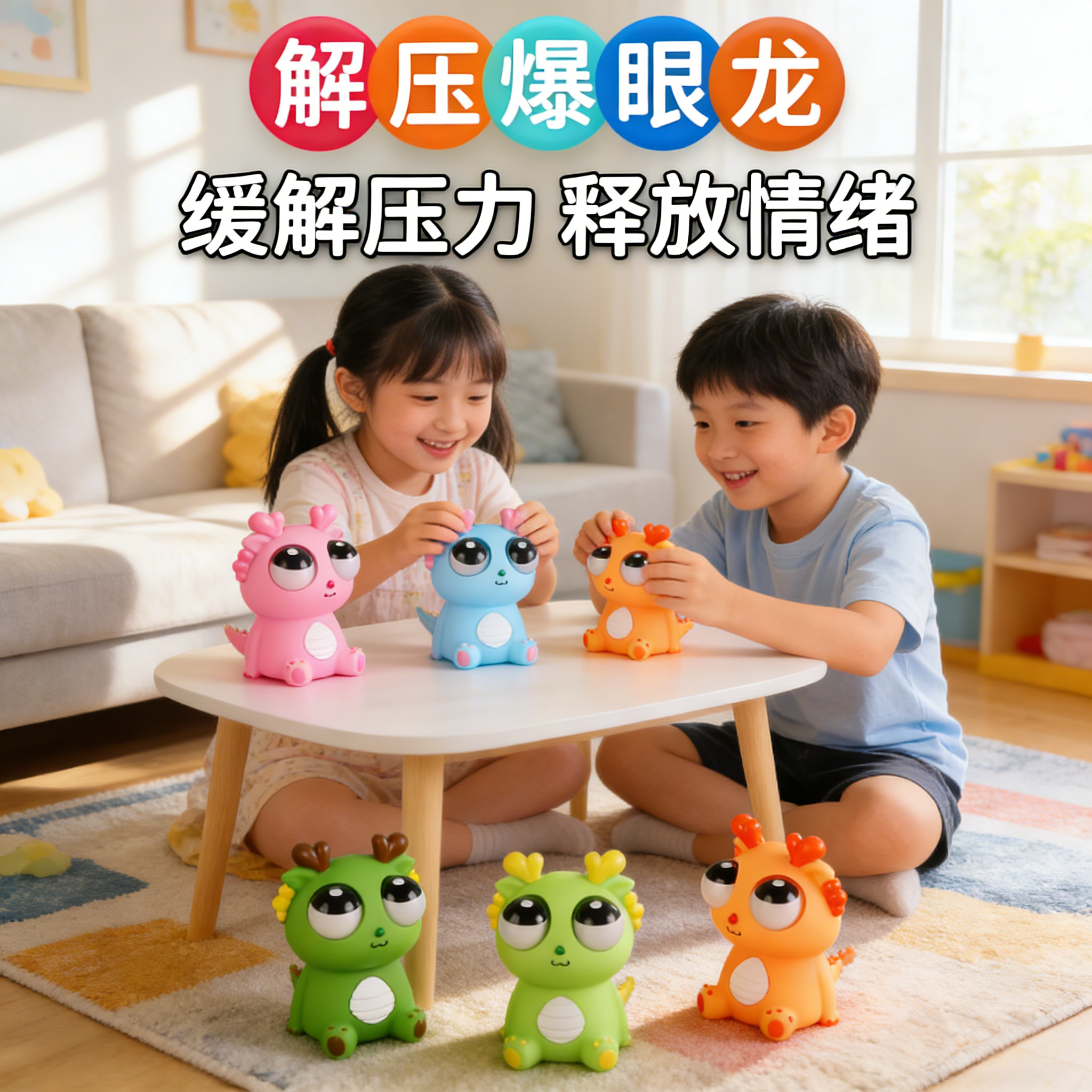 吐刀乐哥同款瞪眼小龙人解压玩具爆眼龙捏捏乐儿童暴减神器兔two,玩具/童车/益智/积木/模型,创意/整蛊玩具,淘宝优惠券,粉丝福利购,淘宝优惠卷