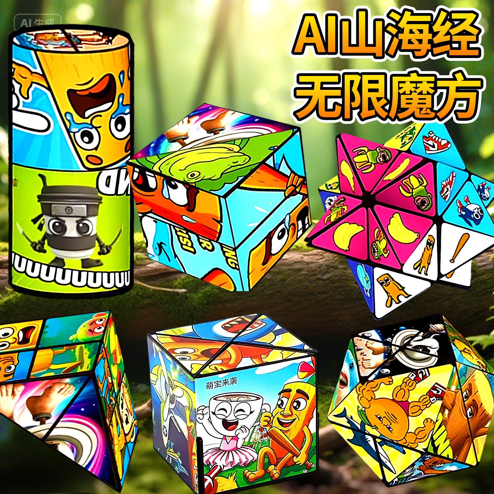 AI山海经百变无限魔方儿童