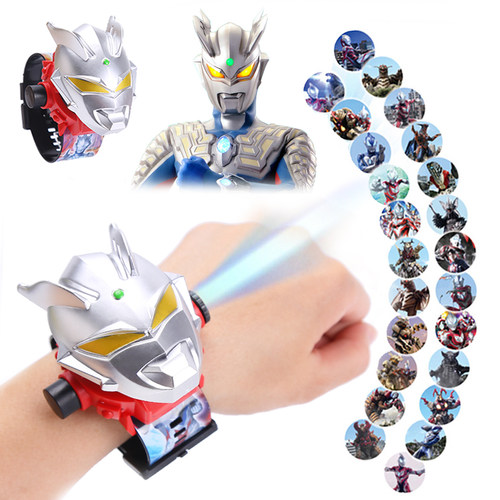 儿童投影手表奥特发光汪汪男宝宝幼儿园玩具