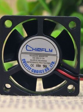 议价CHIEFLYCC4020S12H12V0.13A40204CM服务器双滚珠散热风扇
