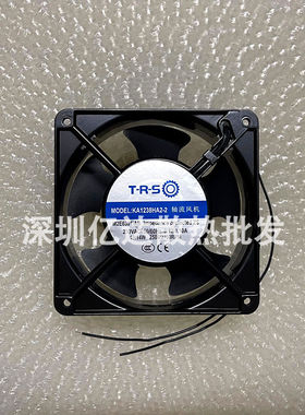 议价全新T-R-S KA1238HA2-2轴流风机 230V 含油轴承散热风扇12CM