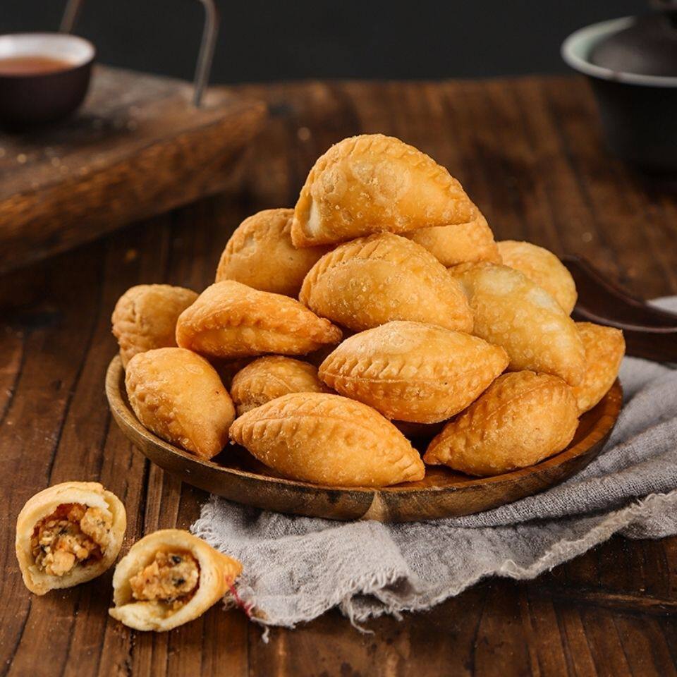 酥饺油角酥角仔潮汕小吃地方特色特产糖饺广东潮州花生美食小零食