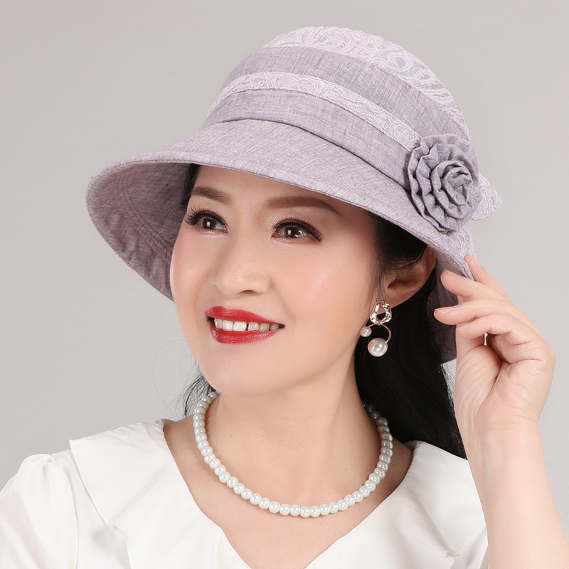 中老年女款春夏遮阳盆帽送妈妈防晒可折叠防晒抗紫外线渔夫帽透气