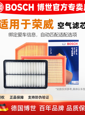 荣威i5 i6 RX5MAX鲸RX3 RX8RX9 350 360 550 750 950博世空气滤芯
