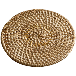 陶知怡越南老秋藤杯垫手工藤木养壶垫杯托铁壶紫砂壶托藤编干泡垫