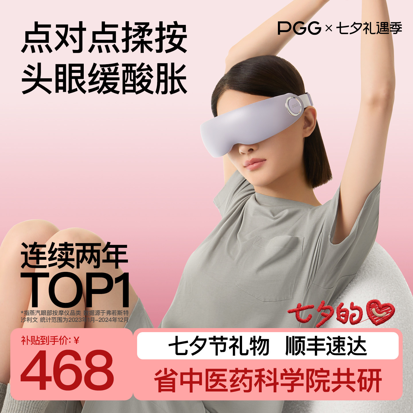 【医研共创】头眼双重去酸胀