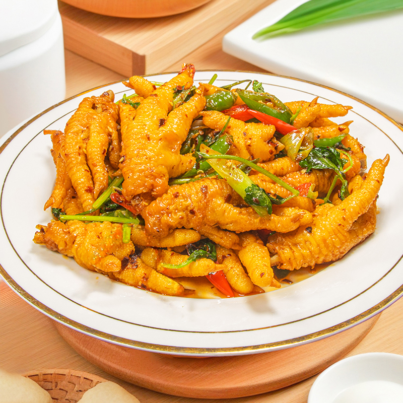 星鲜季冷冻黄金炸鸡爪半成品商用