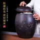 云南建水紫陶米缸保鲜罐密封罐香米缸 浮雕缸B31C09M65 10斤20斤装