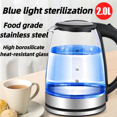 Electric kettle 2L Blue light sterilization makecoffee rapid