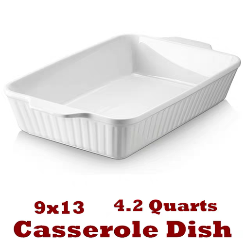 Casserole Dish Ceramic Baking Dish Large Lasagna Pan Oven
