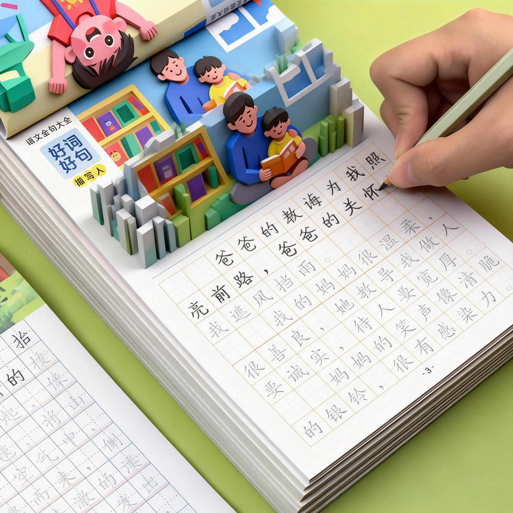 小学语文金句积累大全练字帖临摹描红本作文金句素材积累看图写话,玩具/童车/益智/积木/模型,儿童书法用品,淘宝优惠券,粉丝福利购,淘宝优惠卷