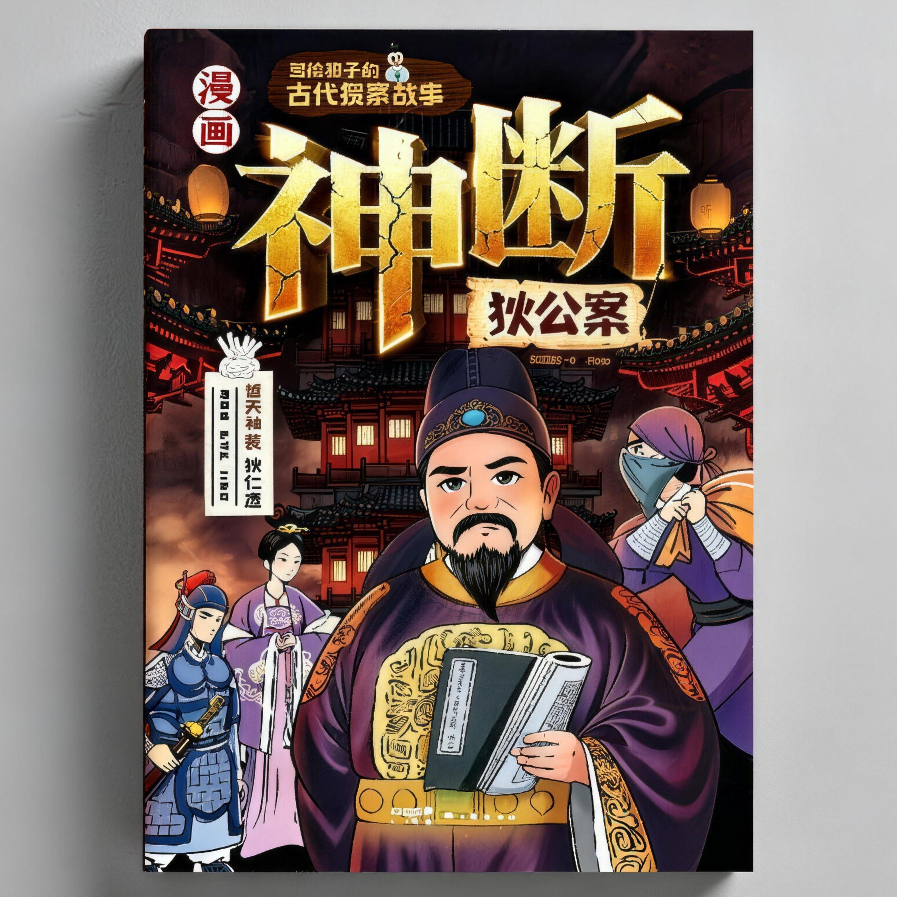 官方正版漫画版探案推理书小学生神断大唐狄公案包公案海公案迷案大侦探思维逻辑训练书步步惊心阅读课外书籍老师推荐观察力专注力