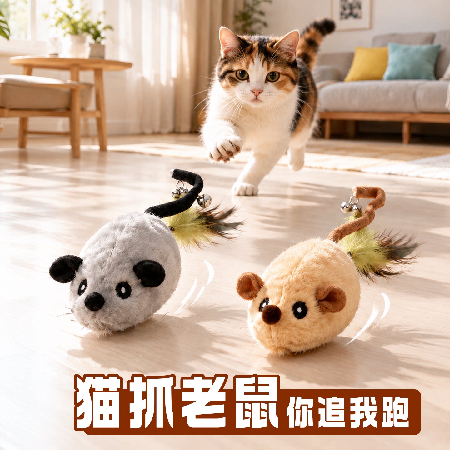 猫玩具小老鼠自嗨解闷消耗体力