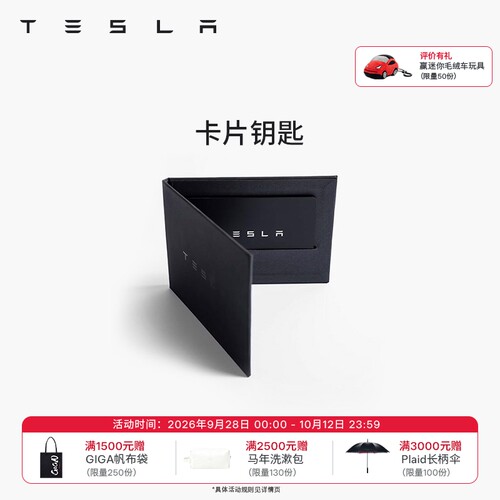 特斯拉卡片钥匙精致便携