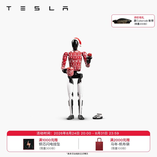 特斯拉TeslaBot摆件（节日版）