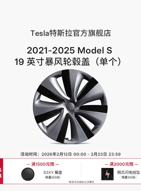 特斯拉（Tesla）2021-2025款 | Model S 19 英寸暴风轮毂盖(单个)