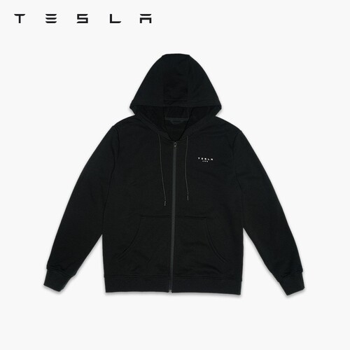 特斯拉（Tesla）官方 Tesla Life 拉链帽衫
