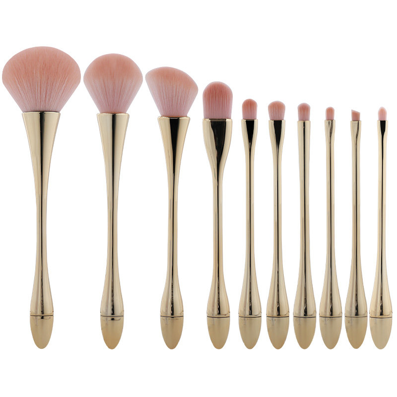 妃眷化妆刷套装小细腰平价刷子美妆工具初学者眼影软毛腮红散粉全