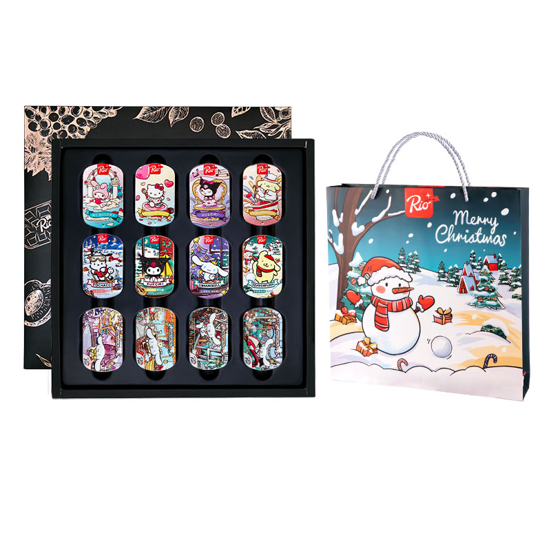 Rio圣诞节糖果礼盒礼物三丽鸥送女友小孩零食大礼包创意礼品