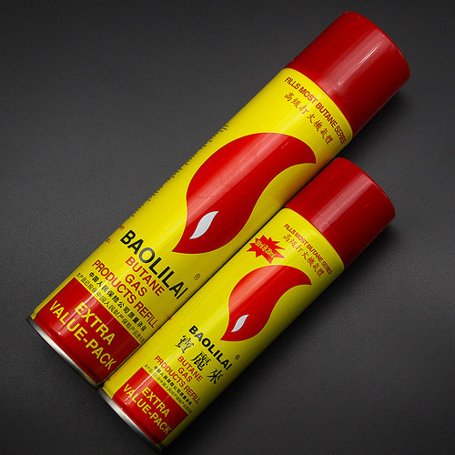 正品宝丽来280ml冲气瓶罐打火机