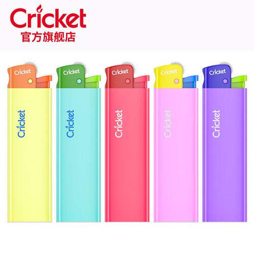 Cricket草蜢打火机防爆进口个性滑轮一次性砂轮高级定制订做印字