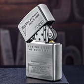 正品 纯铜防风砂轮煤油打火机送男朋友礼物 ZORRO佐罗信息创意个性