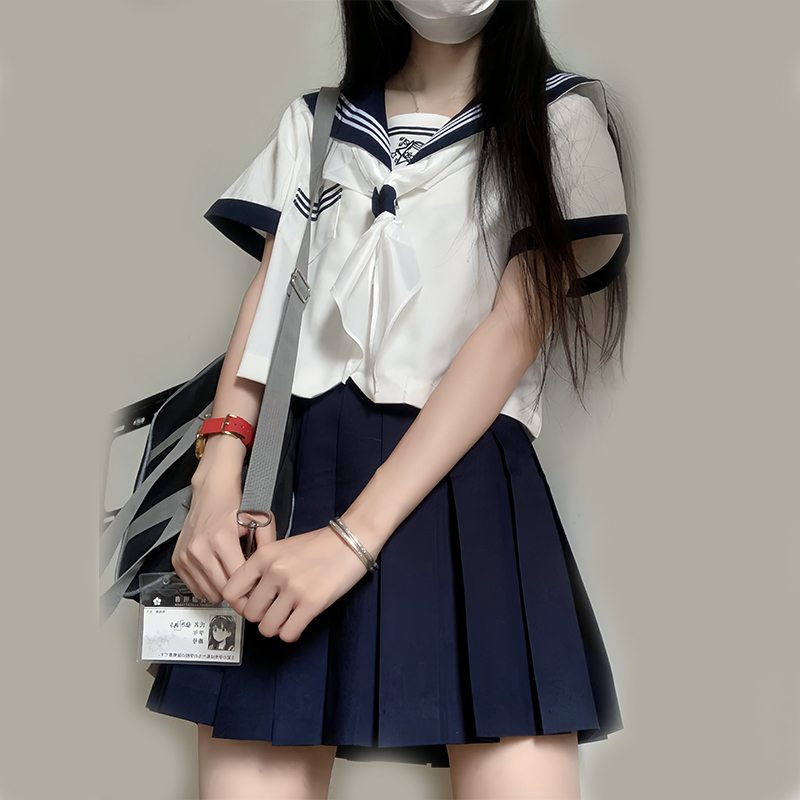 星屿星愿jk正版日系水手服基础款学院风春夏季JK制服短裙学生套装