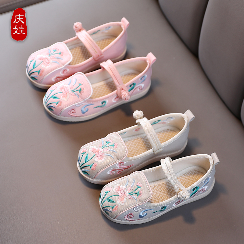 熱銷50000+女童漢服鞋繡花鞋