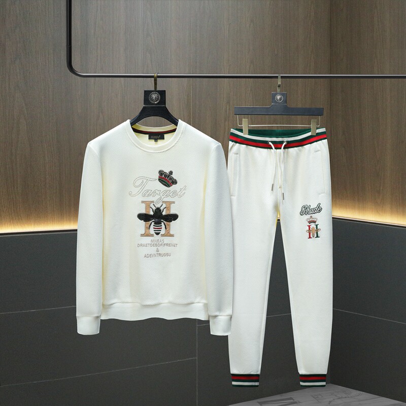 2023秋冬新款IUIUG斐勒棉休闲卫衣运动套装D320-T87284-P260,男装休闲套装,电商D320(原D215)