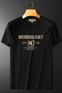 2024夏季欧货BUHDILRRY 时尚潮流丝光棉短袖t恤男 D320-87176-P75图片