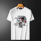 2022欧洲站夏季新款伦古奇潮流丝光短袖t恤男D215-27579-P75，男装T恤，电商D320(原D215)