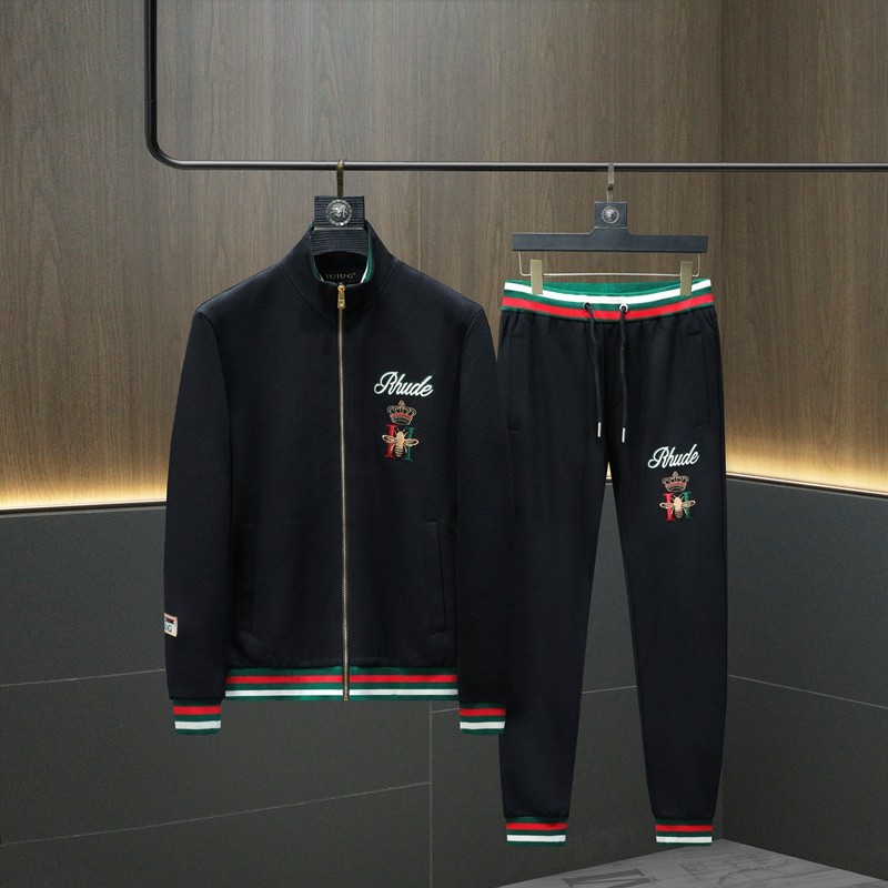 2025秋冬新款IUIUG轻奢潮流休闲运动套装沙发D320-T87319-P280，男装休闲套装，电商D322