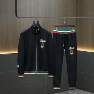 2025秋冬新款 IUIUG轻奢潮流休闲运动套装沙发D320-T87319-P280,男装休闲套装,电商D322