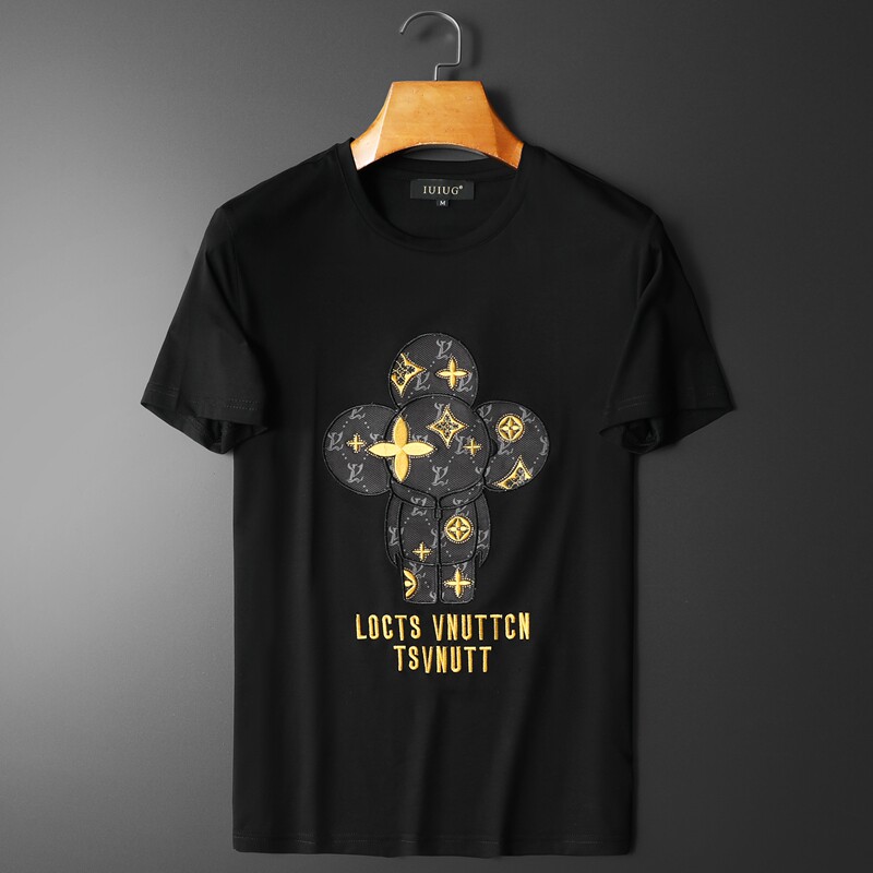 2022欧洲站夏季新款伦古奇潮流丝光短袖t恤男D215-27720-P75，男装T恤，电商D320(原D215)