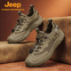 防滑 透气户外沙滩溯溪涉水鞋 JEEP吉普镂空网面登山徒步凉鞋 男夏季