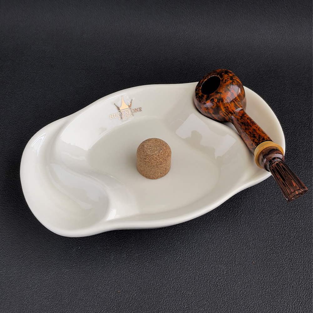 陶瓷烟灰缸烟斗专用双位架