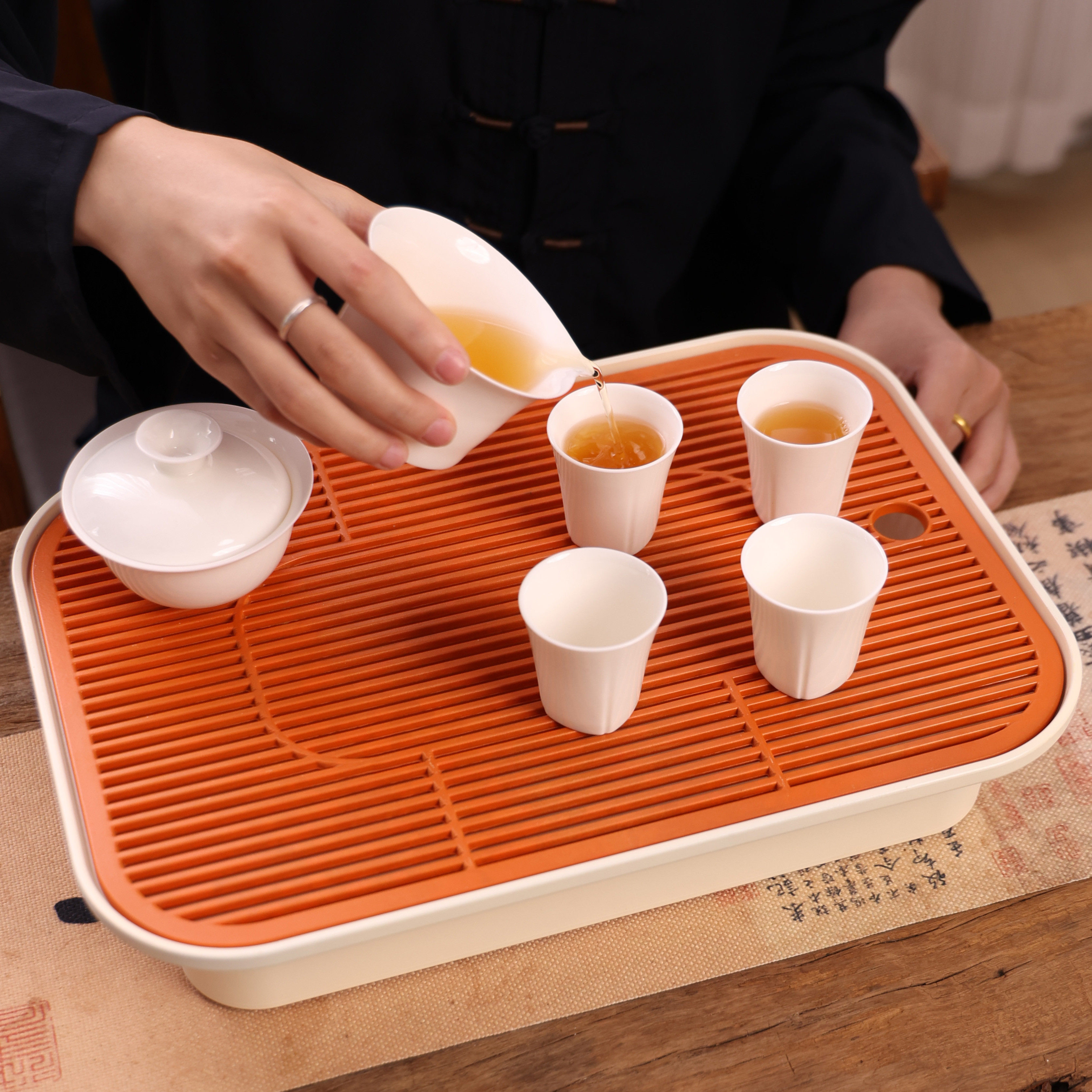 2025新款家用储水式茶盘