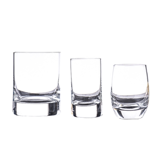 白酒杯进口水晶玻璃家用1两小酒杯100ml烈酒杯6只装高品质一口杯