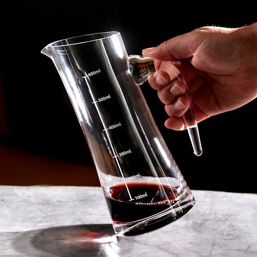 大容量带刻度白酒分酒器加厚玻璃