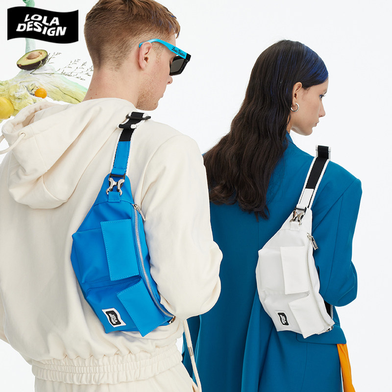 萝拉「野果」小众设计少女胸包 斜挎腰包女高级质感潮ins单肩包包