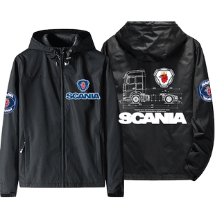 斯堪尼亚连帽上衣服男秋冬季款韩版宽松潮流长袖休闲百搭夹克外套